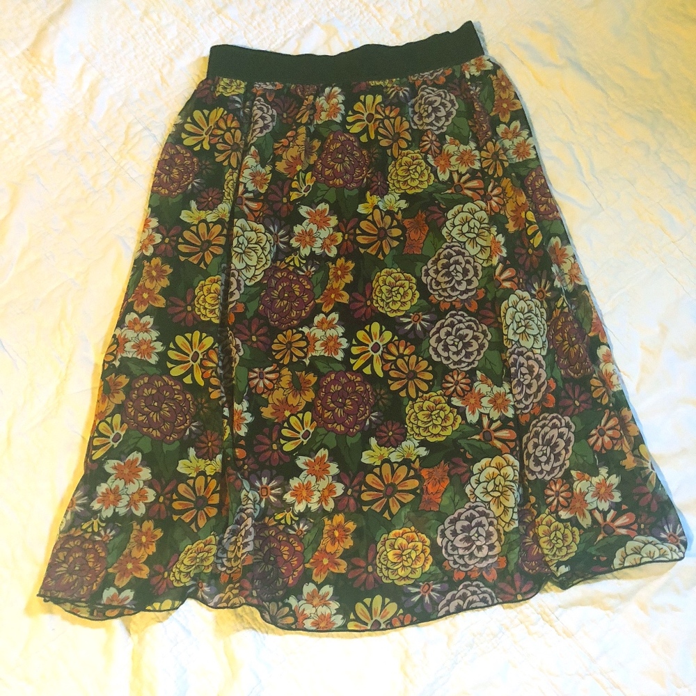 Floral Lola with Black Background